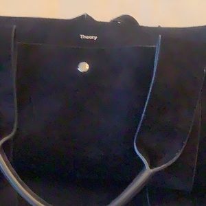 Suede Satchel dark blue